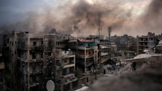 Aleppo, vom Krieg zerstört.
