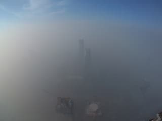 Smogglocke über Peking