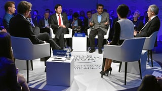 Diskussionsrunde am WEF