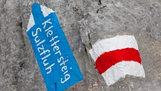 Wegweiser Sulzfluh Wegweiser Sulzfluh
