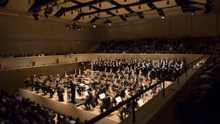 Blick auf das Tonhalle Orchster. Blick auf das Tonhalle Orchster.