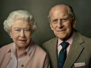 Die Queen und Prinz Philip (Porträtaufnahme)