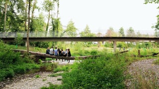 Jugendliche Murg-Auen-Park