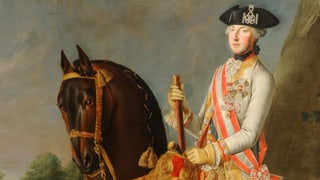 Gemälde: Kaiser Joseph II. hoch zu Pferd