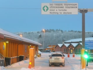 Grenzübergang Russland-Norwegen