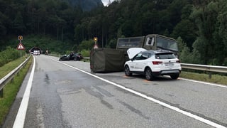 Die Unfallstelle. Die Unfallstelle.
