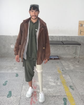 Abdul wurde von einem Sprengsatz schwer verletzt.