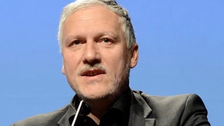 Peter Gomm bei einer Ansprache