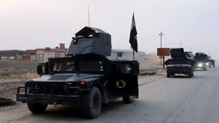 Gepanzerter Wagen der irakischen Eliteeinheit CTS.