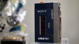 Ein blauer Walkman von 1979. Ein blauer Walkman von 1979.