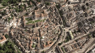 Stadt St. Gallen aus der Luft