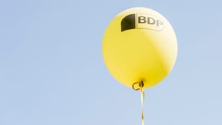 Ballon mit Parteizeichen BDP