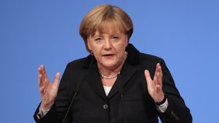 Porträt von Angela Merkel.