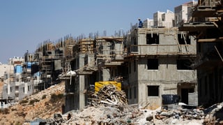 Siedlungsbau in Beitar llit im Westjordanland.