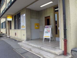 Die Poststelle im Schaffhauser Quartier Breite. Aussenansicht.