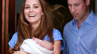 William und Catherine mit ihrem Baby George Alexander Louis.