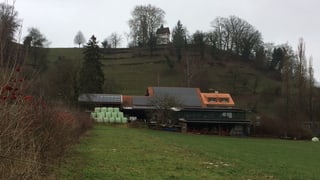 Ein Bild des Mooshof in Lenzburg. Der Hof liegt unterhalb des Schlosses. Ein Bild des Mooshof in Lenzburg. Der Hof liegt unterhalb des Schlosses.