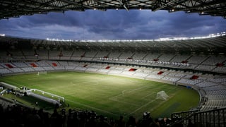 So sieht das Estadio Mineiroa nach dem Umbau von Innen aus.