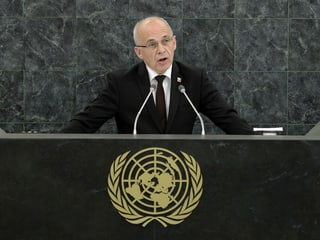 Maurer im Jahr 2013 an der UNO-Vollversammlung in New York