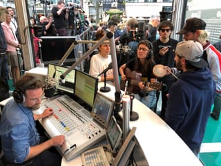 Zur Eröffnung vom diesjährigen ZFF spielten Black Sea Dahu im SRF-3-Festivalstudio.