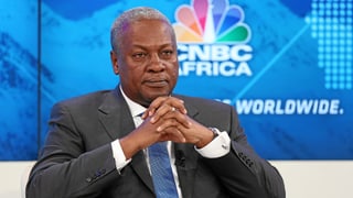Ghanas Präsident John Dramani Mahama Ghanas Präsident John Dramani Mahama