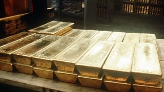 Goldbaren im Tresor der Schweizer Nationalbank