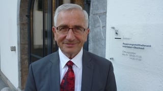 Porträt vom abtretenden Regierungsstatthalter Walter Dietrich. 