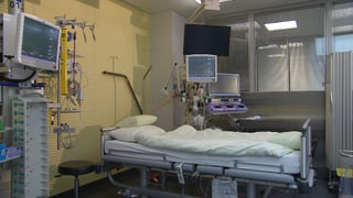Ein leeres Bett im Spital Ein leeres Bett im Spital