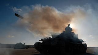 Die Truppen von General Haftar kämpfen gegen die international anerkannte Regierung. Die Truppen von General Haftar kämpfen gegen die international anerkannte Regierung.