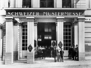 Eröffnung der ersten Mustermesse im Jahr 1917.