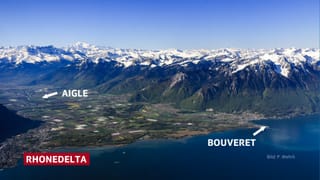 Blick auf das Rhonetal und das Rhonedelta Blick auf das Rhonetal und das Rhonedelta