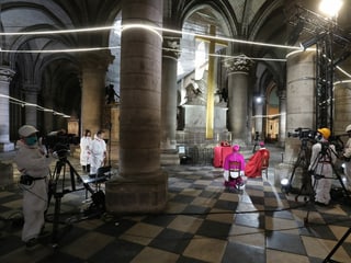 Mini-Messe in der Kathedrale.