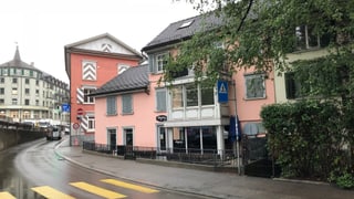 Das Geburtshaus von Walter Mittelholzer an der Augustinergasse 16 in St. Gallen.