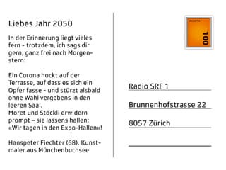 Hanspeter Fiechter (68), Kunstmaler aus Münchenbuchsee.