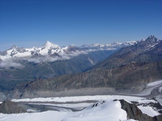 Gletscher in den Alpen