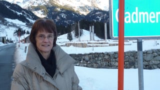 Barbara Kehrli, noch bis zum Jahresende Gemeindepräsidentin von Gadmen.