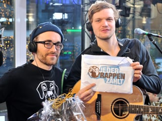 Dabu lief von Zürich nach Luzern und sammelte so Geld für Jeder Rappen zählt!