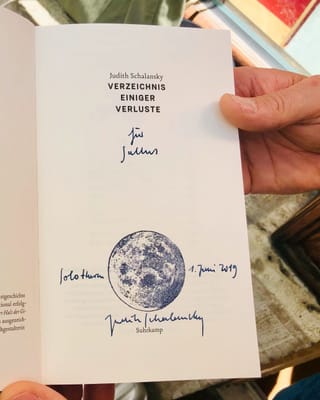 Buchsignatur von Judith Schalansky Buchsignatur von Judith Schalansky