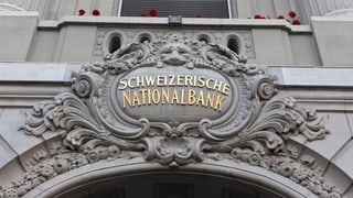 Die Fassade der Schweizerischen Nationalbank in Bern. Die Fassade der Schweizerischen Nationalbank in Bern.