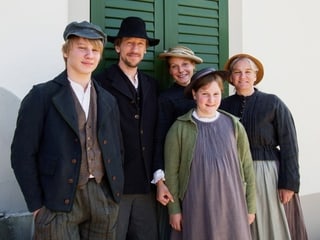 Porträt der Familie Büchi.