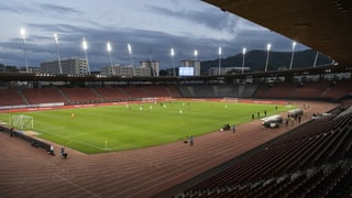 Leeres Letzigrundstadion