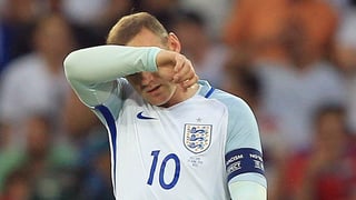 Rooney verbirgt sein Gesicht