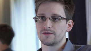 Porträt von Edward Snowden. Porträt von Edward Snowden.