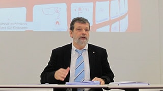 Roland Heim bei der Präsentation