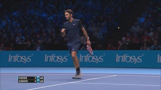 Federer ballt die Faust.