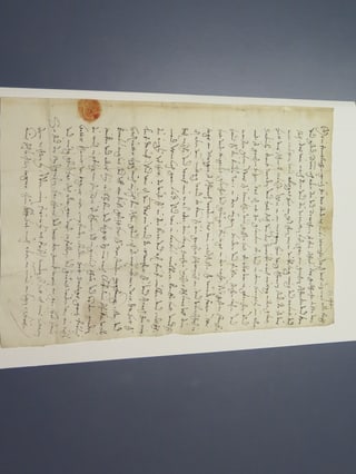 Originalbrief von Joachim vom Watt aus dem 16. Jahrhundert.