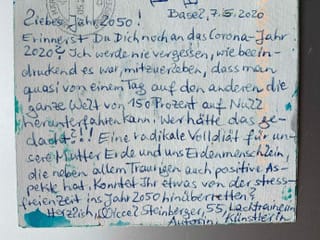 Niccel Steinberger (55), Lachtrainerin, Autorin und Künstlerin aus Basel.
