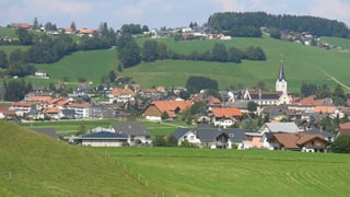 Blick auf die beiden Dörfer