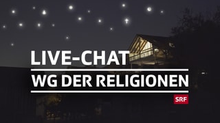 Logo der Sendung und Schriftzug Live-Chat