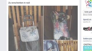Beispiele von Verschenk-Sachen auf Facebook.